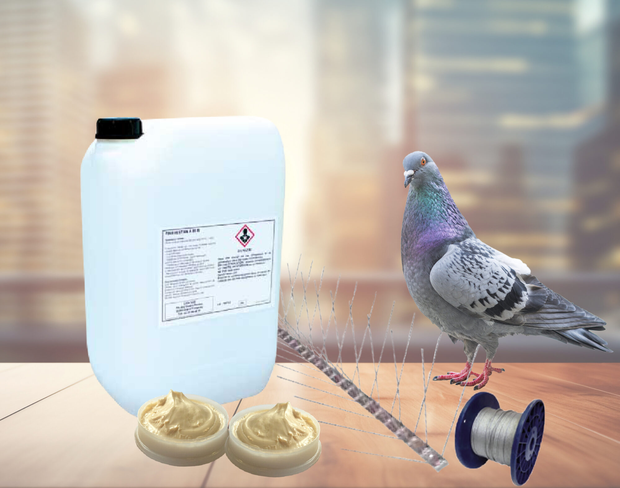La protection des bâtiments contre les pigeons