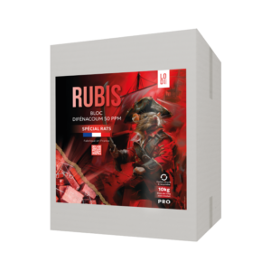 RUBIS Bloc 100g avec crochet