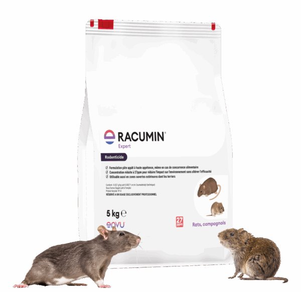 ENVU RACUMIN Expert 5kg - Appâts pâtes fraîches anti rongeurs