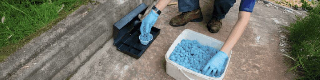 Utilisation de granulés pour la dératisation dans le cadre de la lutte contre les nuisibles