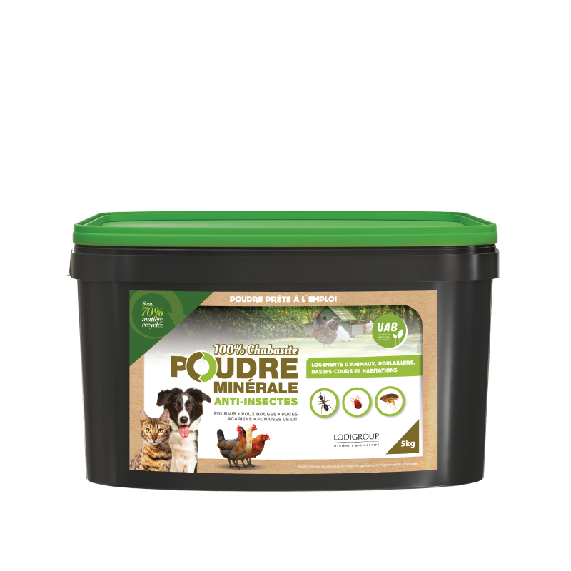 Poudre minérale anti-insectes 5kg